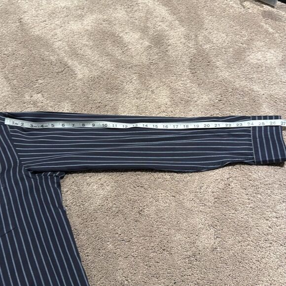 BUGATCHI Uomo size Xl dress shirt - check out the sleeve cuff design! Navy blue - Picture 7 of 8